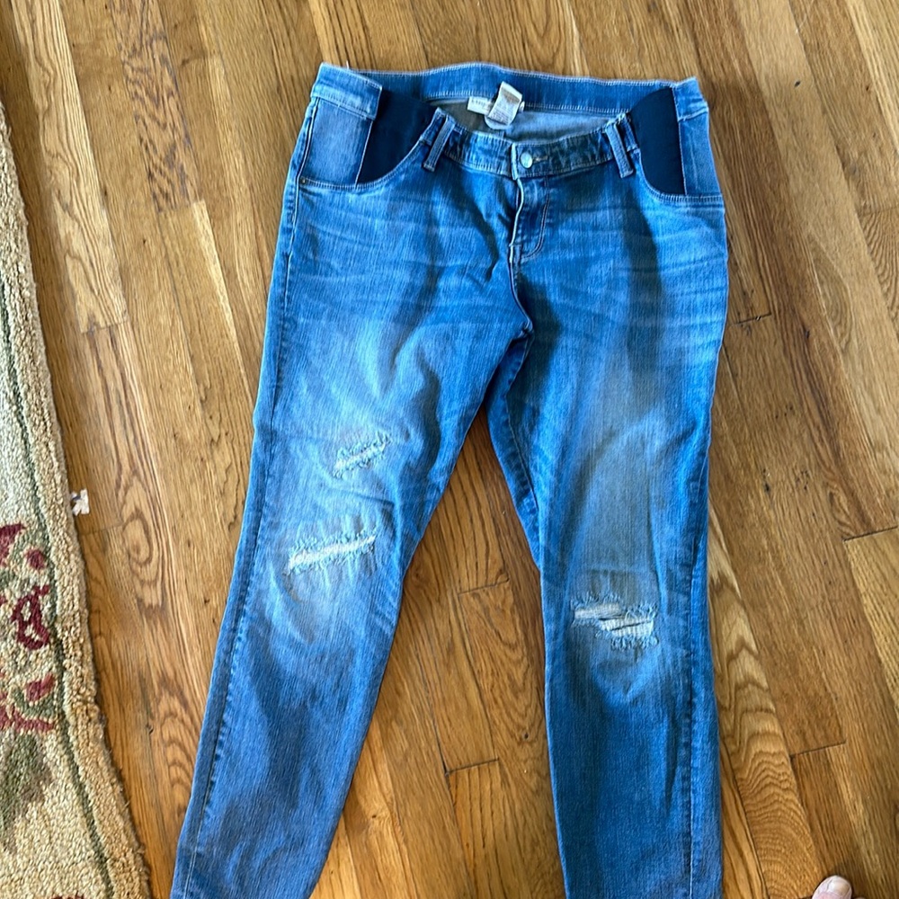size large maternity jeggings never worn